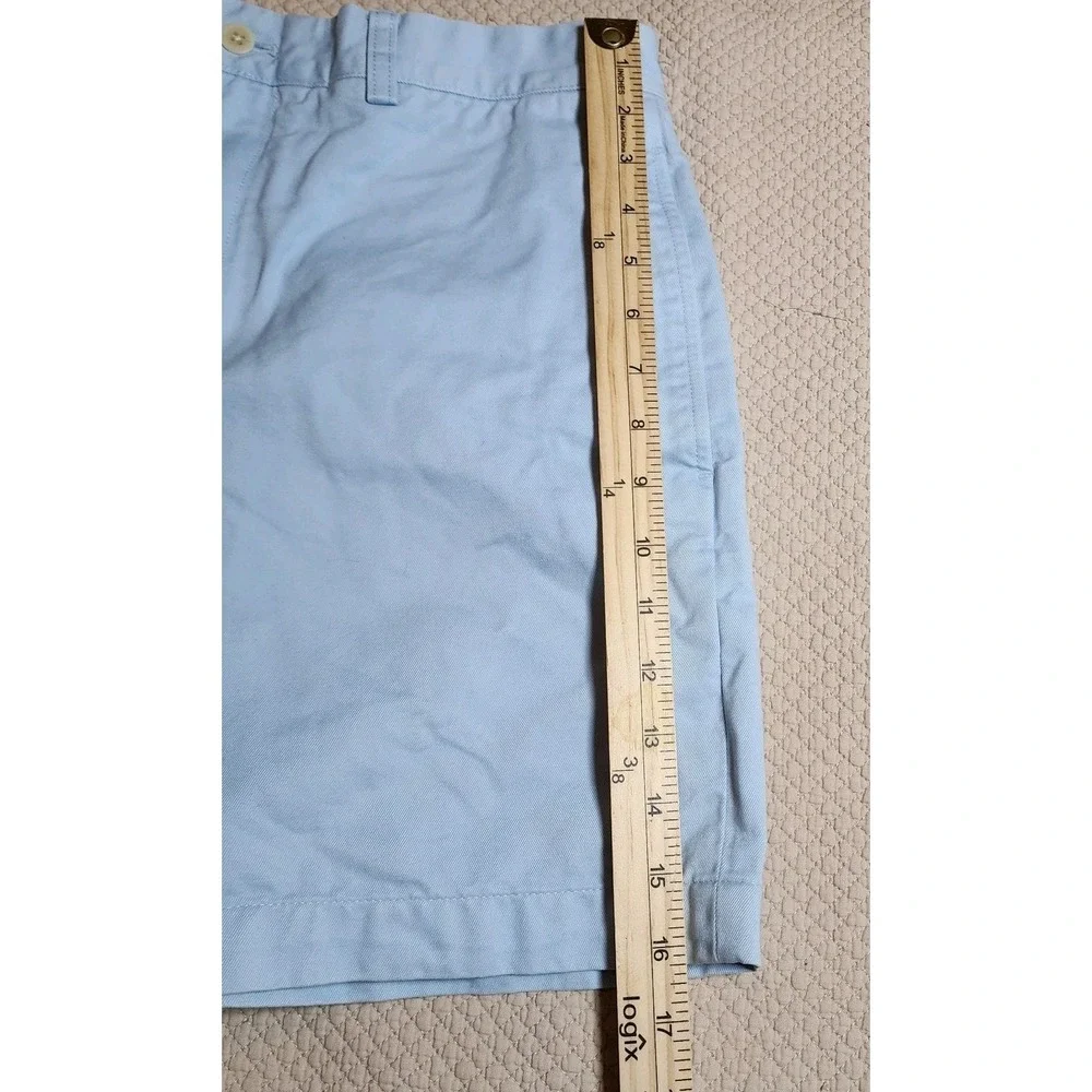 Vineyard Vines By Shep & Ian Chino Shorts Mens 33 Light Blue Regular Fit Pocket